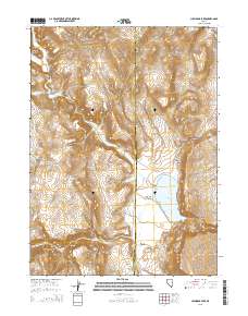High Rock Lake 2015 topographic map thumbnail