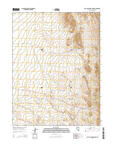 East of Pancake Summit 2014 topographic map preview
