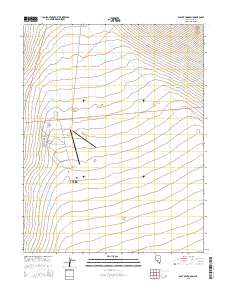 East of Tonopah 2015 topographic map preview