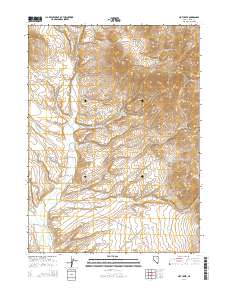 Hot Creek 2014 topographic map thumbnail
