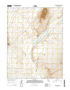 Hot Creek Butte 2014 topographic map thumbnail