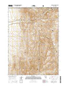 McConnell Peak 2015 topographic map thumbnail