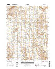 Middle Draw Reservoir 2014 topographic map thumbnail