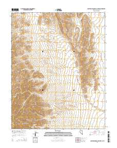 Lower Pahranagat Lake SE 2015 topographic map thumbnail