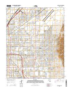 Las Vegas NE 2014 topographic map thumbnail