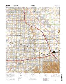 Las Vegas SE 2015 topographic map thumbnail