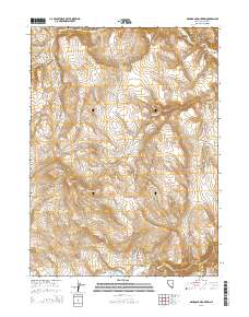 Mahogany Mountain 2015 topographic map thumbnail