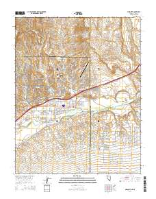 Mesquite 2014 topographic map thumbnail