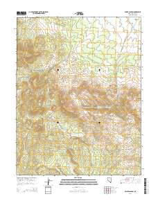 Miller Canyon 2014 topographic map thumbnail