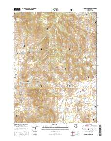 Merritt Mountain 2014 topographic map thumbnail