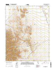 Lone Mountain 2014 topographic map thumbnail