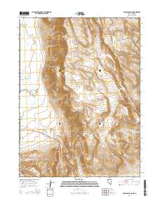 Pegleg Canyon 2015 topographic map thumbnail