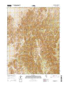 Moody Peak 2014 topographic map thumbnail