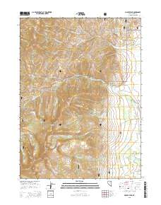 McAfee Peak 2015 topographic map thumbnail