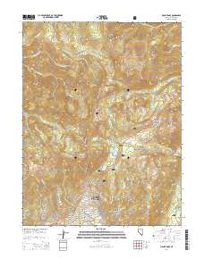 Mount Rose 2014 topographic map thumbnail