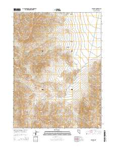 Lee Peak 2014 topographic map thumbnail
