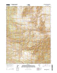 Mormon Jack Pass 2014 topographic map thumbnail