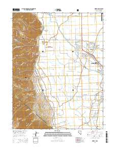 Minden 2014 topographic map thumbnail