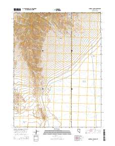 Miners Canyon 2014 topographic map thumbnail
