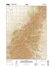 Pilot Peak 2014 topographic map thumbnail