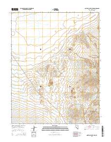 North of Silver Peak 2015 topographic map thumbnail