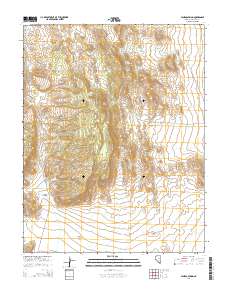 Pahroc Spring 2014 topographic map thumbnail