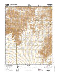 Pahrump NE 2014 topographic map thumbnail