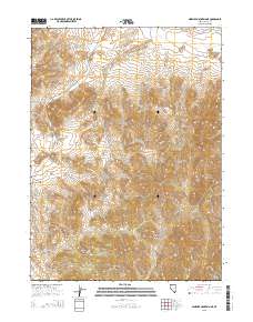 Ninemile Mountain NE 2015 topographic map thumbnail