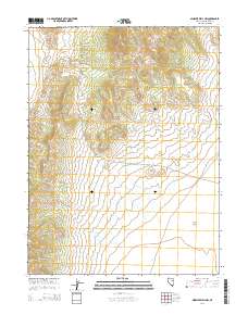 Ninemile Well NW 2014 topographic map thumbnail