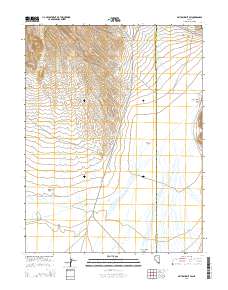 Pinto Summit SW 2014 topographic map thumbnail