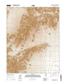Montezuma Peak SW 2014 topographic map thumbnail