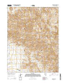 Moses Rock 2014 topographic map thumbnail