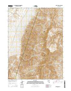 Mount Moses 2014 topographic map thumbnail