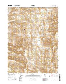 Poodle Mountain 2014 topographic map thumbnail