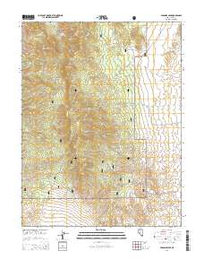 Paradise Peak 2014 topographic map thumbnail