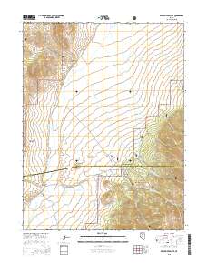Reese River Butte 2015 topographic map thumbnail