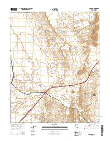 Moapa East 2014 topographic map thumbnail