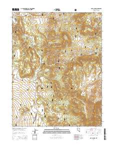 Nye Canyon 2014 topographic map thumbnail