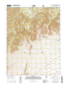 Quinn Canyon Springs 2015 topographic map thumbnail