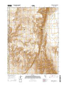 Parker Canyon 2014 topographic map thumbnail