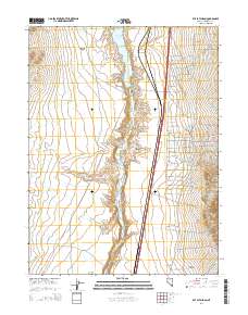 Rye Patch Dam 2014 topographic map thumbnail