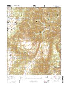 Powell Mountain 2014 topographic map thumbnail