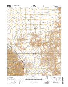 Powell Mountain NE 2014 topographic map thumbnail