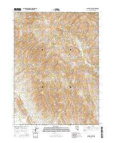 Shyster Butte 2015 topographic map thumbnail