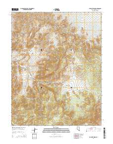 Rhyolite Ridge 2014 topographic map thumbnail