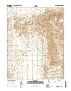Rhyolite Ridge NW 2014 topographic map thumbnail