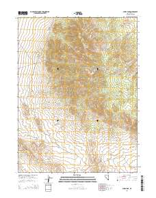 Sharp Peak 2014 topographic map thumbnail