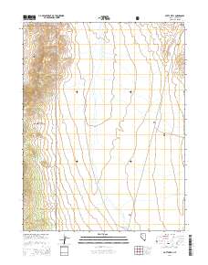 Potts Well 2014 topographic map thumbnail