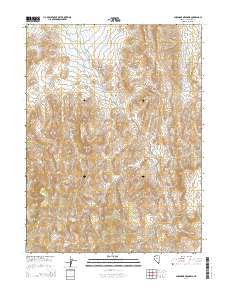 Shoshone Meadows 2014 topographic map thumbnail