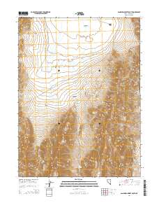 San Emidio Desert South 2014 topographic map thumbnail